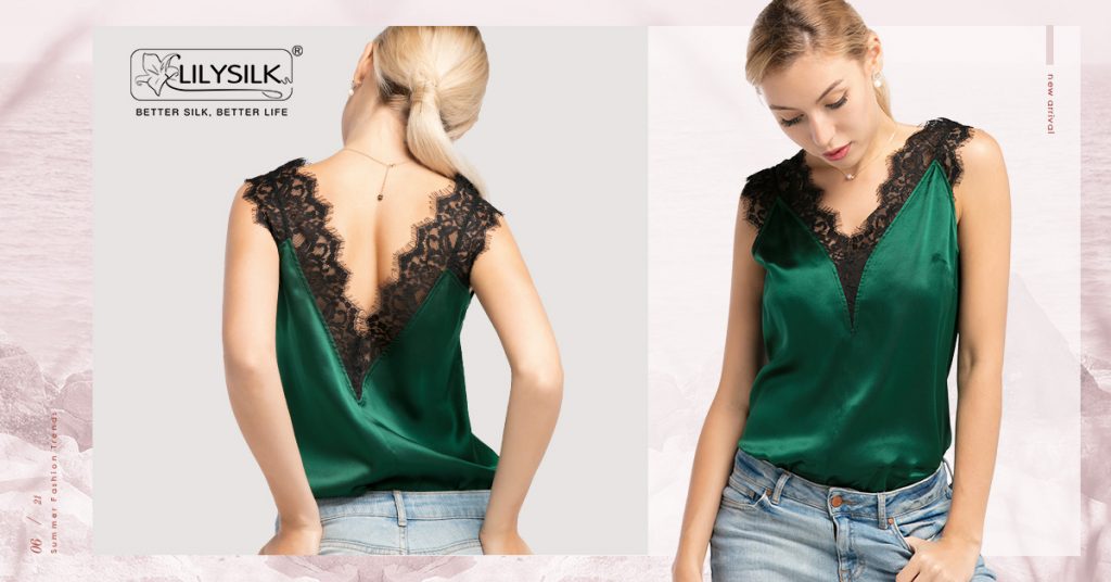 silk vest top